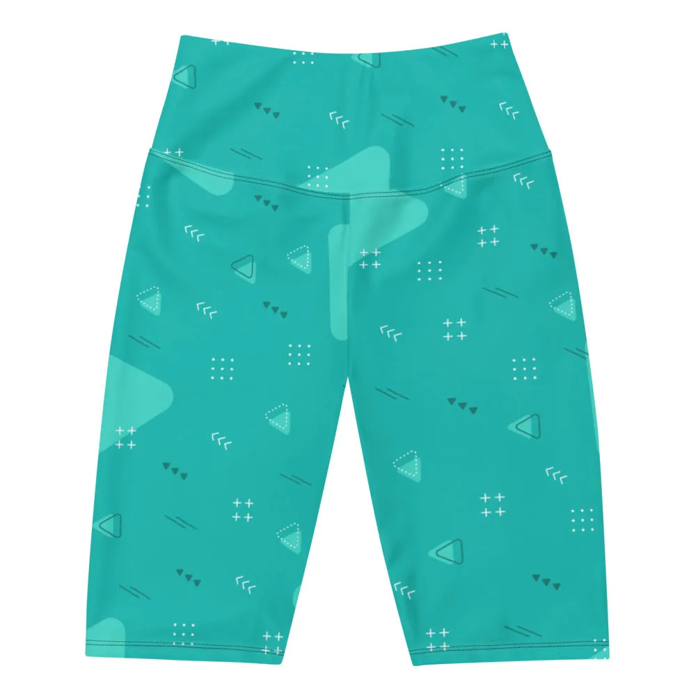 All-Over Print Biker Shorts
