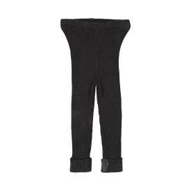 ANALOGIE BY LIL LEGS HEATHER GREY RIBBED KNIT LEGGINGS