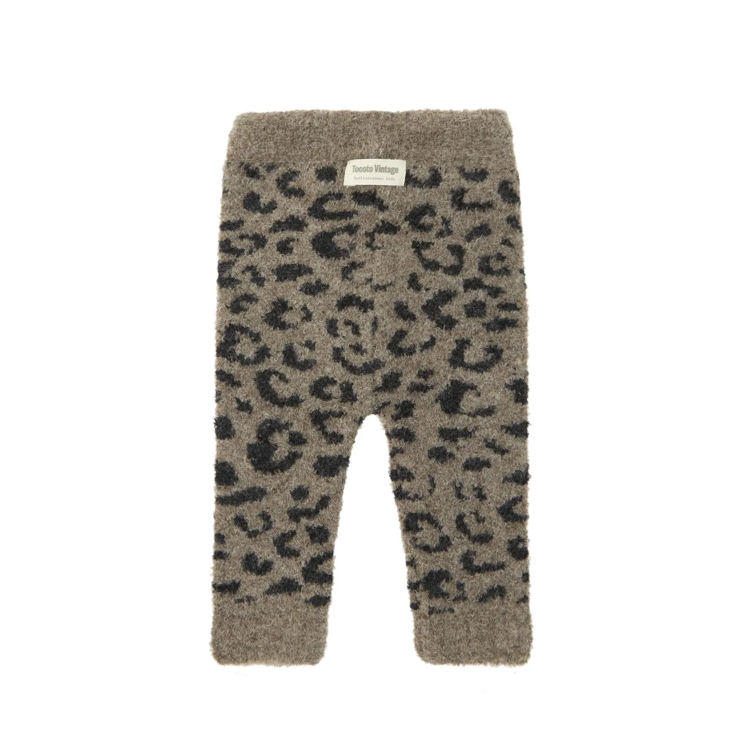 Baby Animal Print Knit Leggings