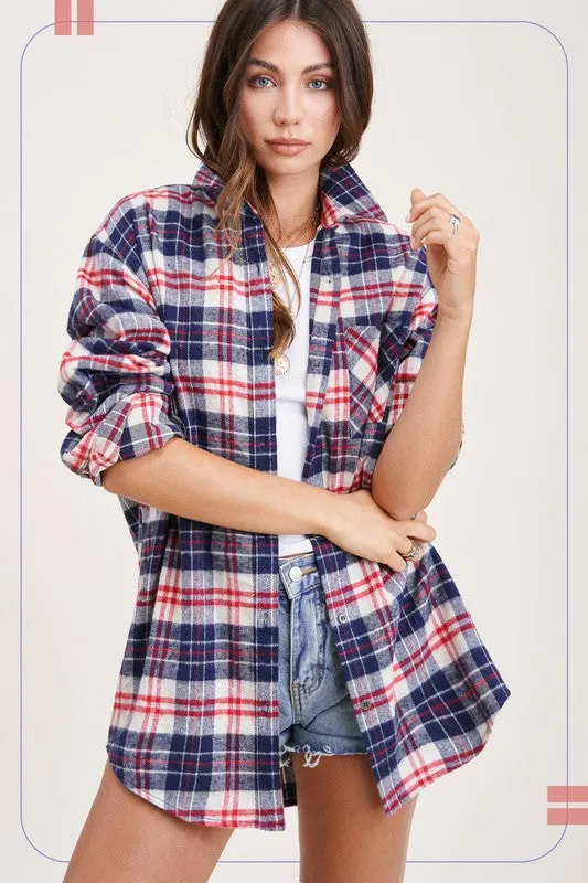 Bertie Plaid Flannel Shirt