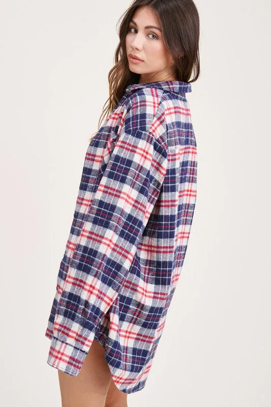 Bertie Plaid Flannel Shirt