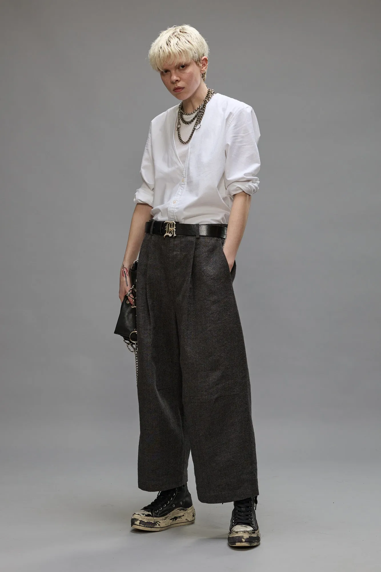 FOLDBACK SHIRT - OXFORD WHITE