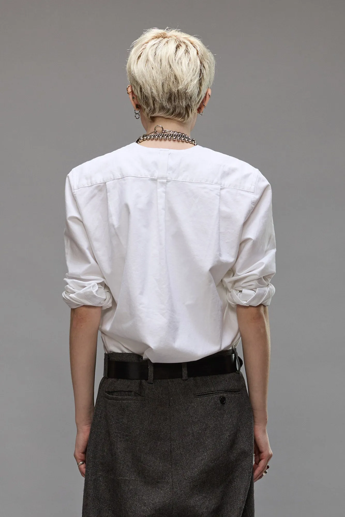 FOLDBACK SHIRT - OXFORD WHITE