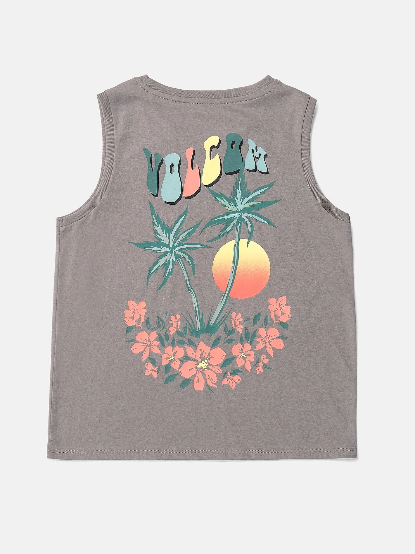 Girls Flexin Muscle Tank - Daze Grey