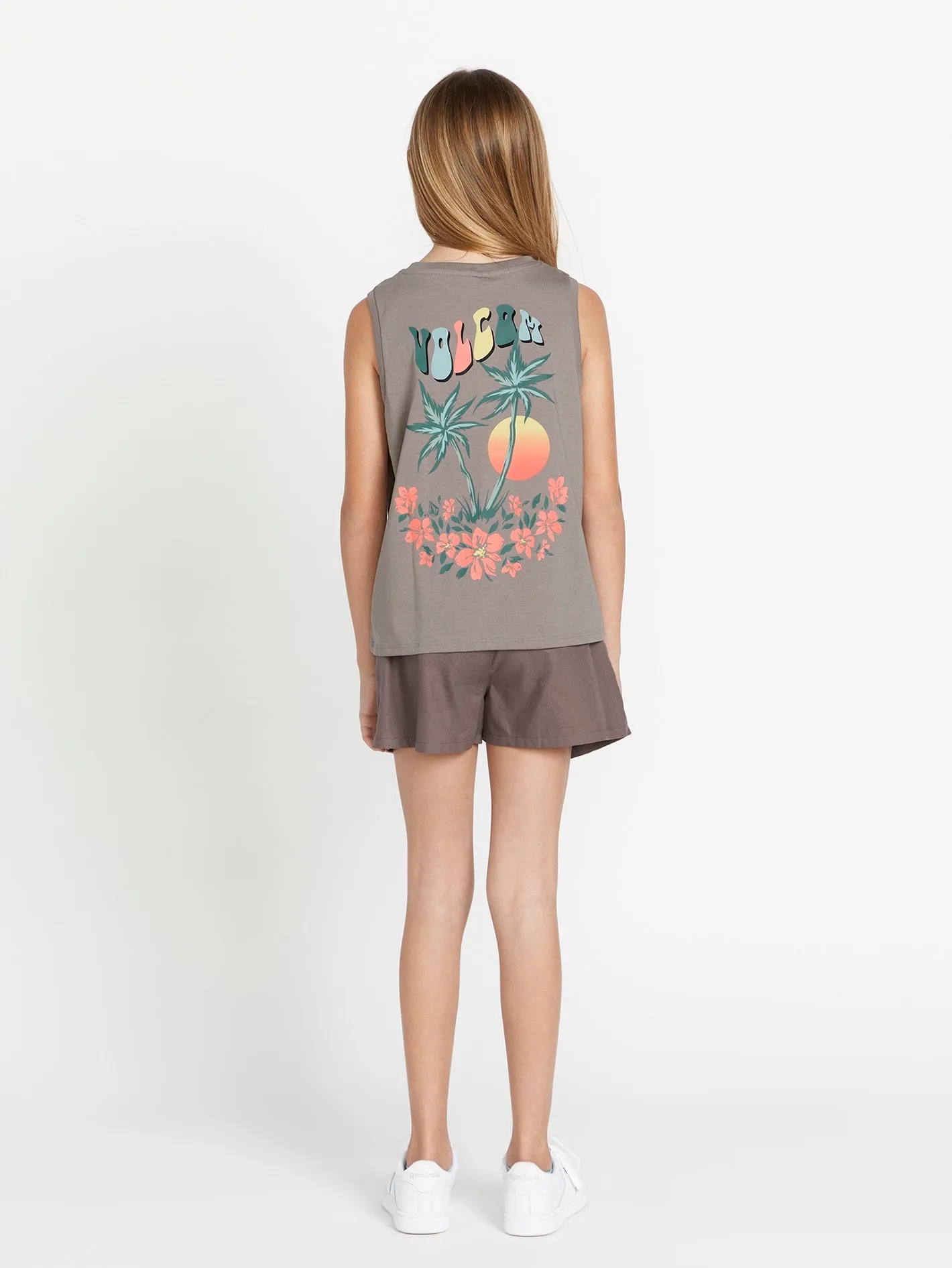 Girls Flexin Muscle Tank - Daze Grey
