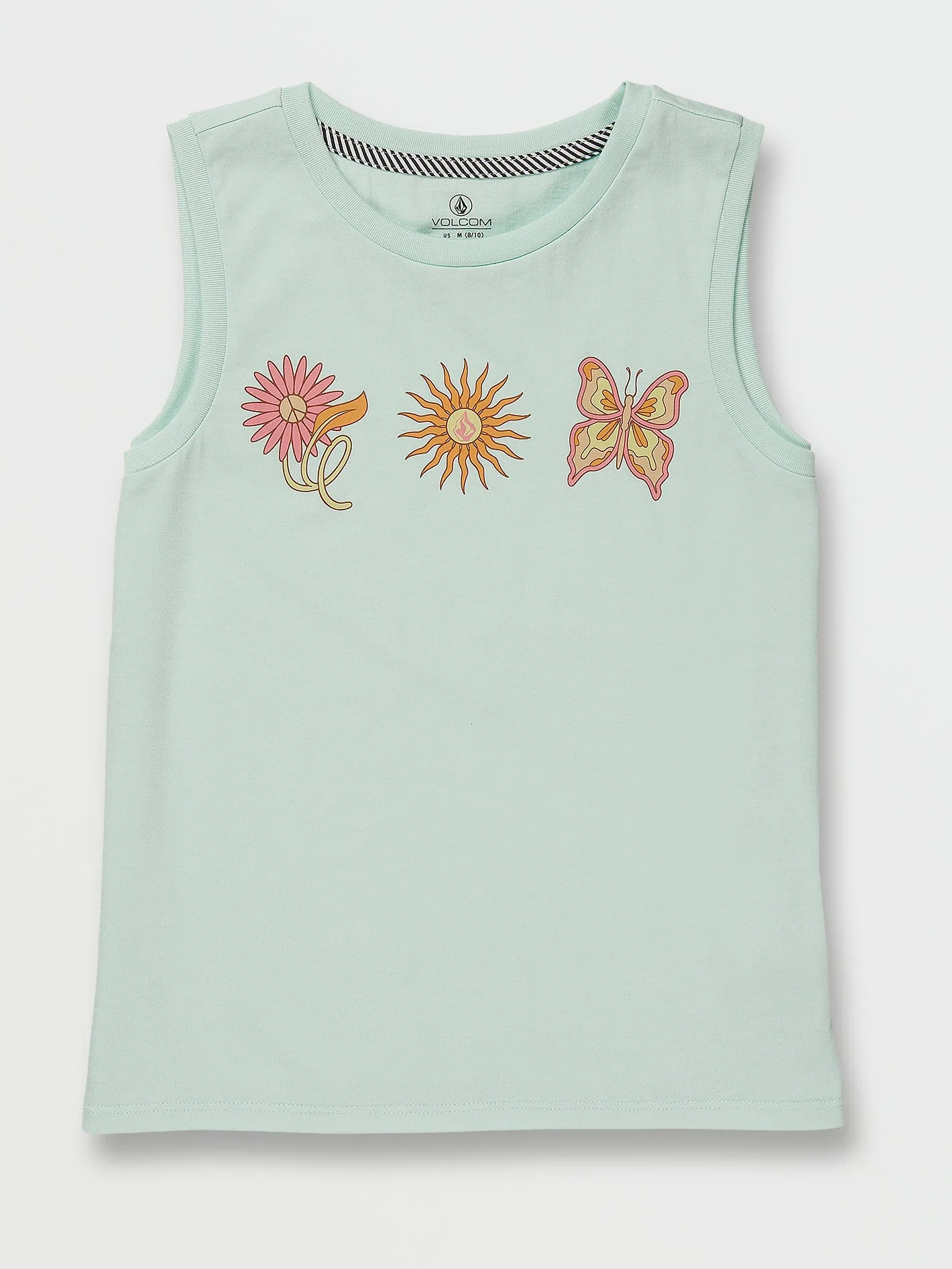 Girls Flexin Muscle Tank - Pale Aqua