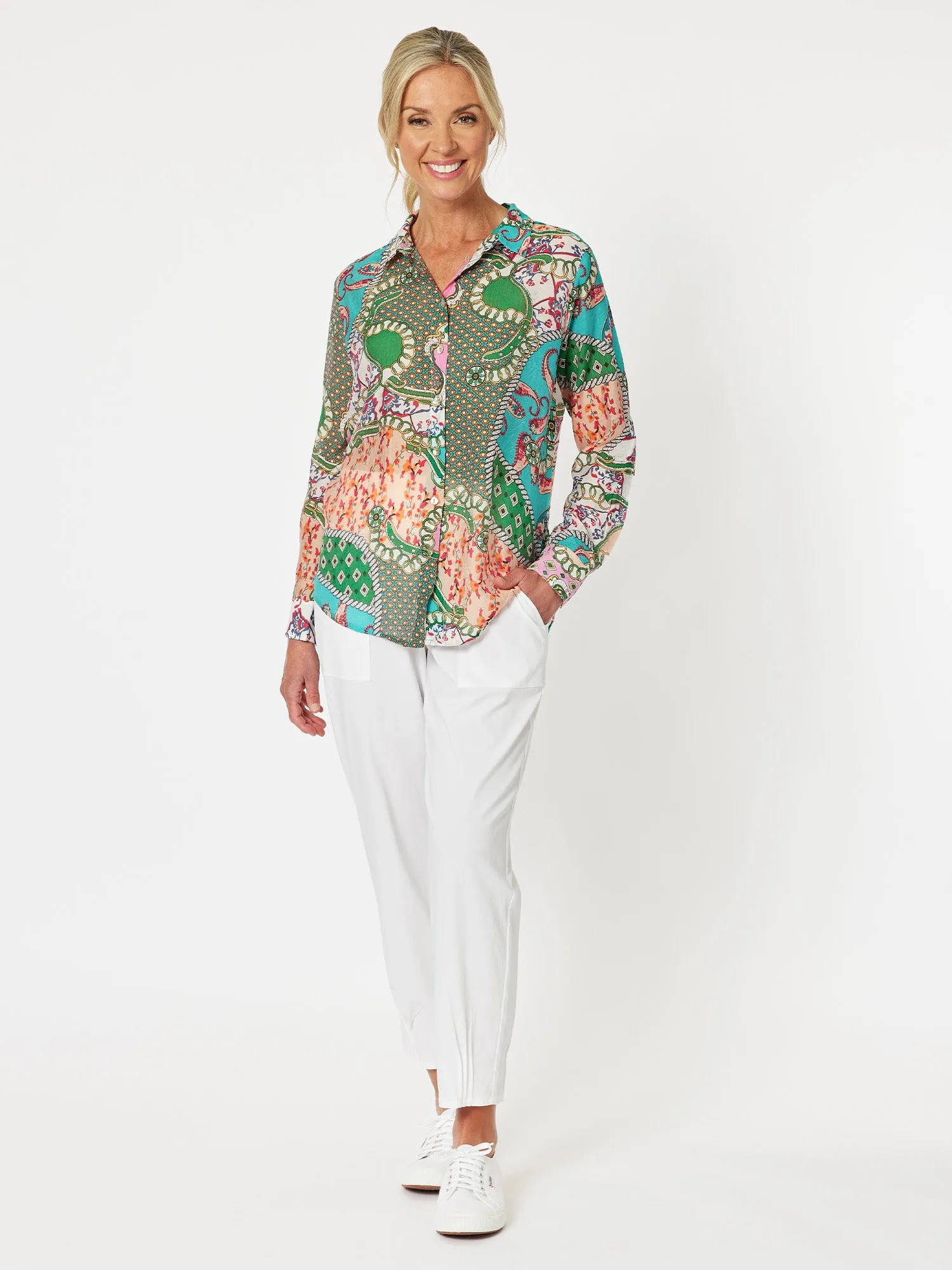 Giverny Print Shirt - Multi