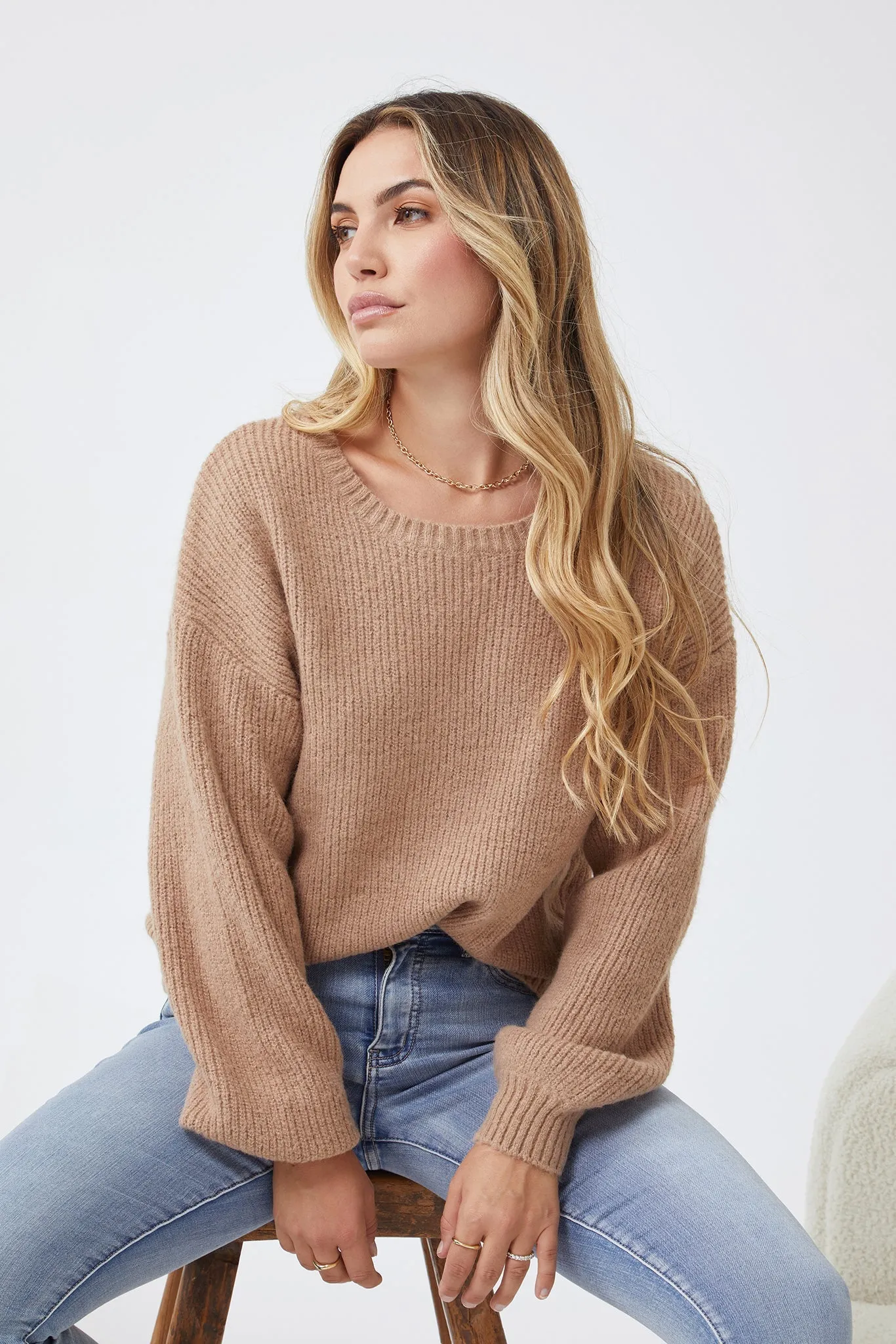 Harvie Knit - Camel