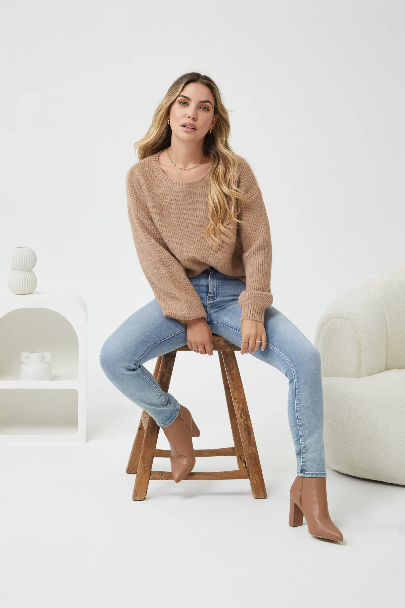 Harvie Knit - Camel