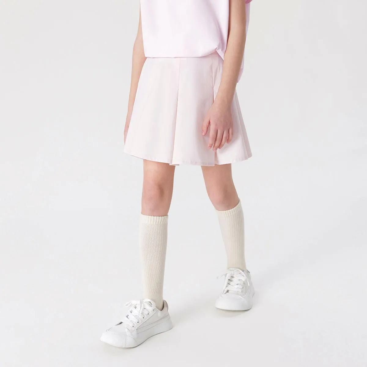 MARC & JANIE Girls Lightweight Quick Drying A-Line Pleated Sports Mini Skirt 240350