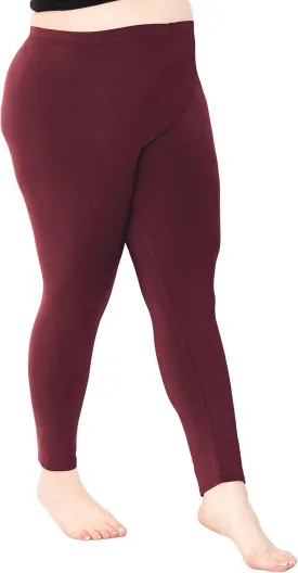 Oh So Soft Women's Plus Size Knee Length and Full Length Leggings | X-Large - 7X