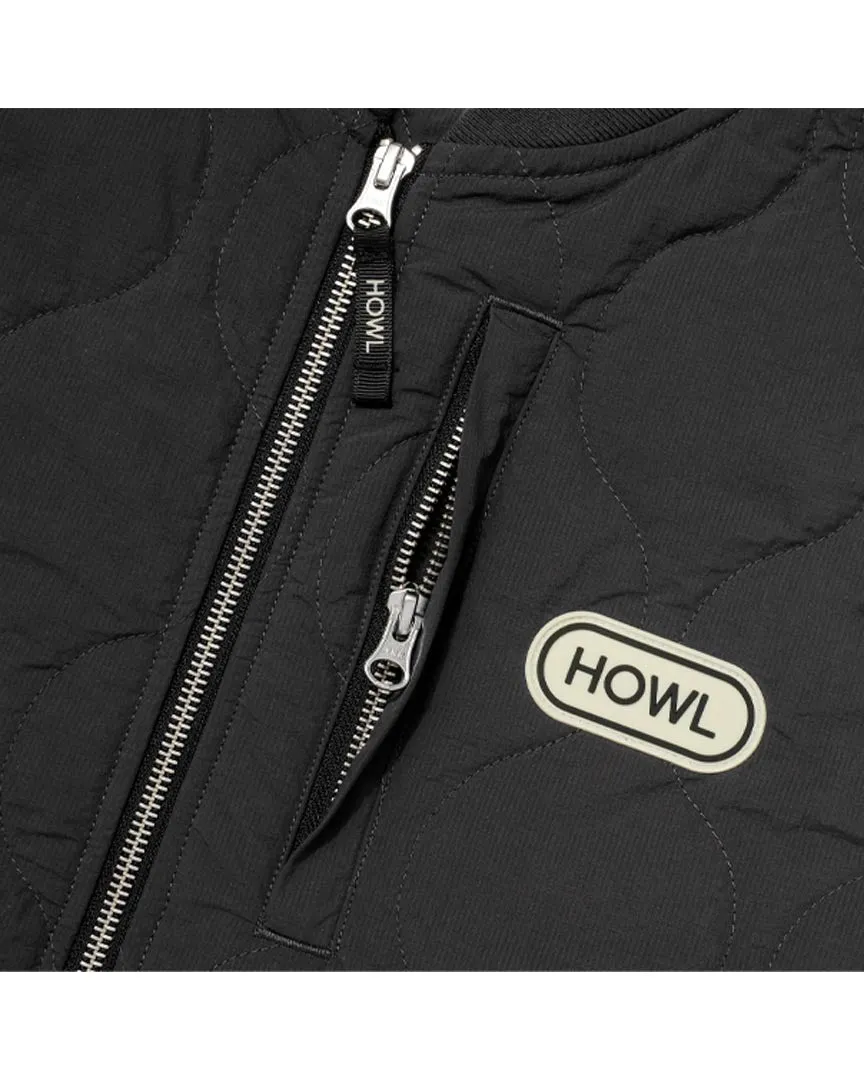 Onion Quilted Vest - Black