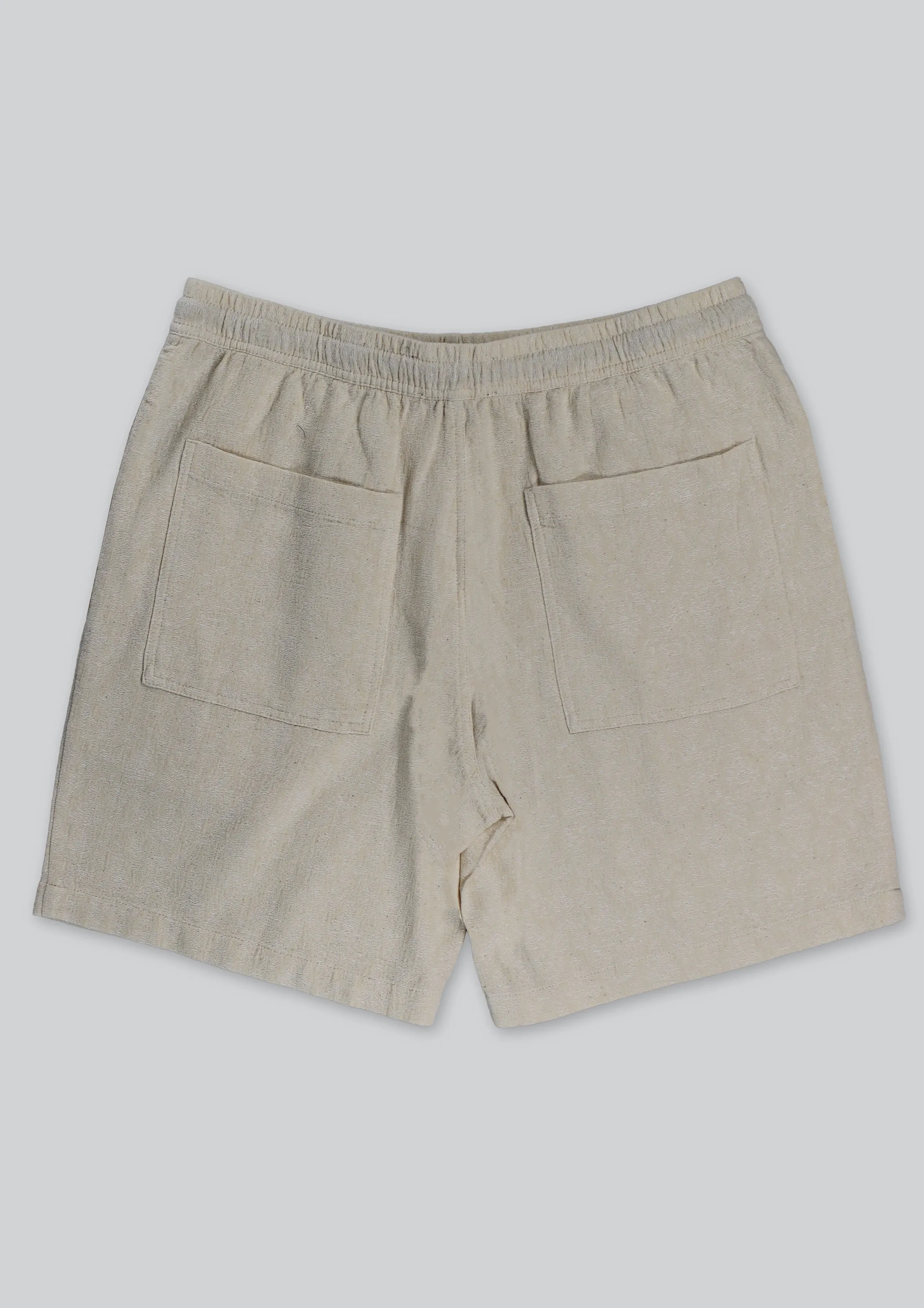Raymond Linen Blend Short: Pearl