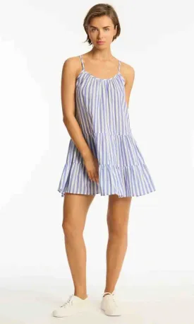 Sails Short Sundress Royal
