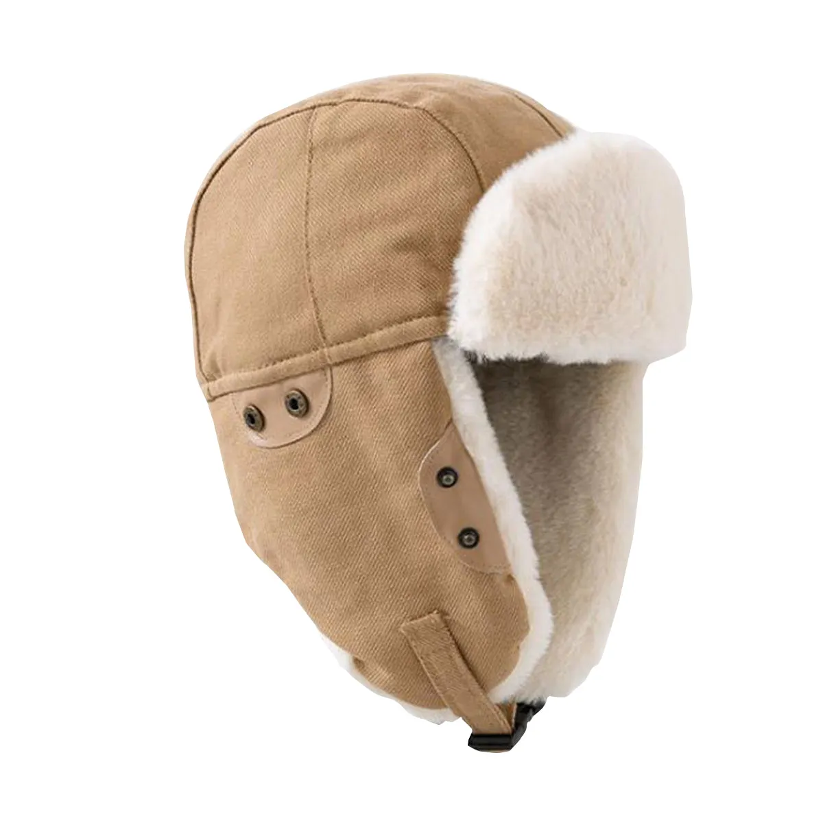 Sidiou Group Windproof Warm Hat Winter Autumn Ear Protection Cotton Ushanka Hat Thickening Outdoor Sports and Ski Hat Women Men