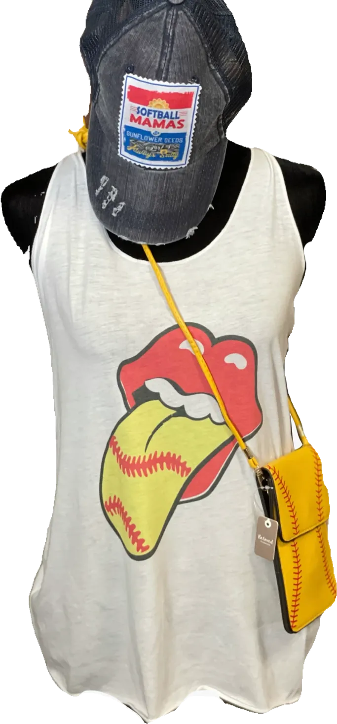 Softball Tongue Tank