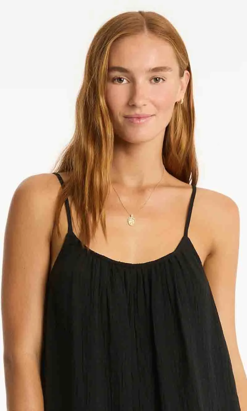 Sunset Short Sundress Black