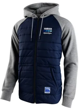 Troy Lee Designs Yamaha Racing Quilted Zip-Up Hoodie Navy 2X-Large