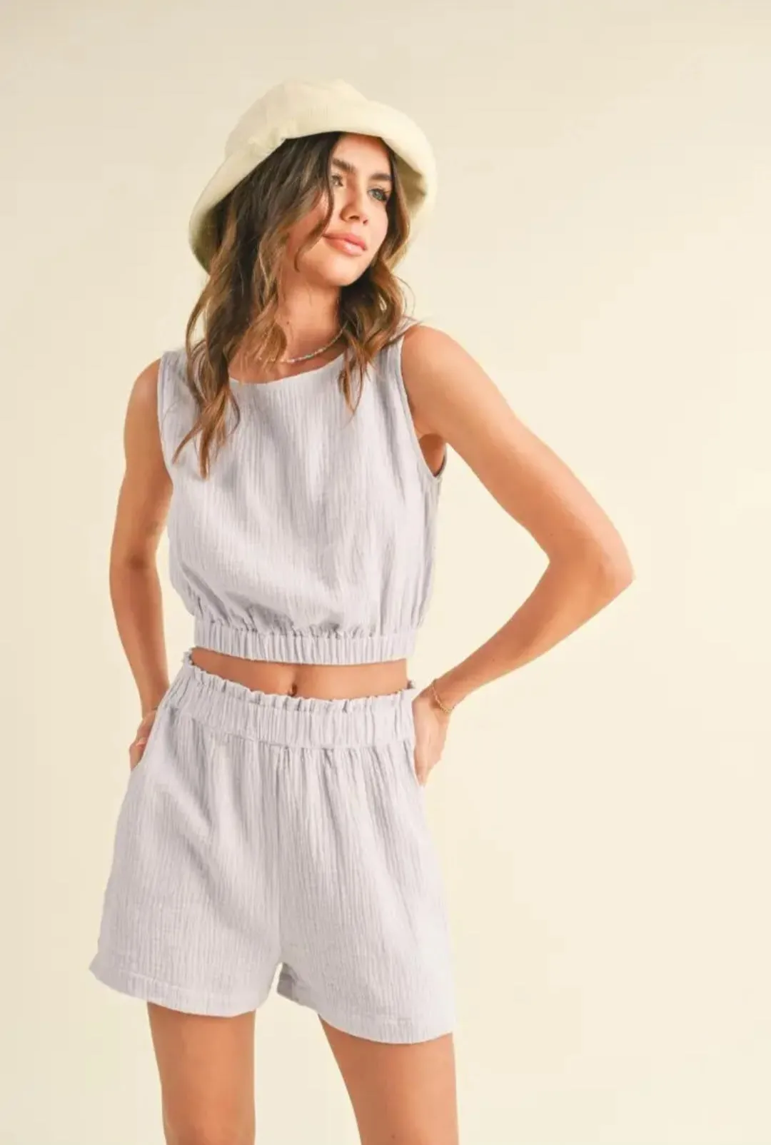 Vivian Gauze Shorts