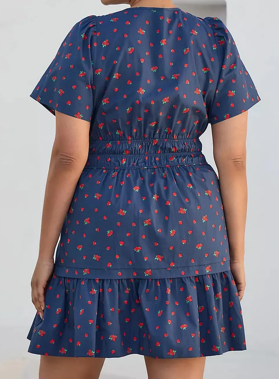 Women Somerset Mini Dress 2025 Summer Casual Floral Print V Neck Short Sleeve Tiered Boho Vacation Beach Dresses