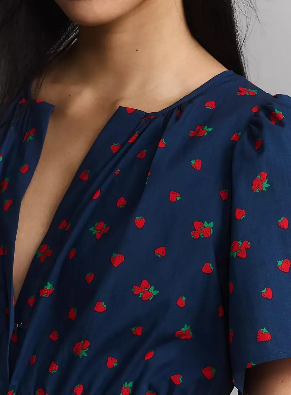 Women Somerset Mini Dress 2025 Summer Casual Floral Print V Neck Short Sleeve Tiered Boho Vacation Beach Dresses
