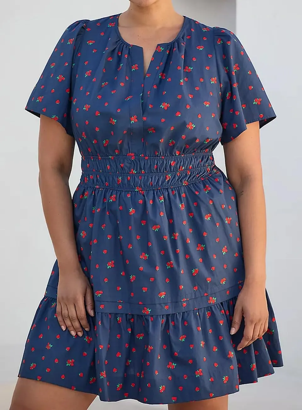 Women Somerset Mini Dress 2025 Summer Casual Floral Print V Neck Short Sleeve Tiered Boho Vacation Beach Dresses